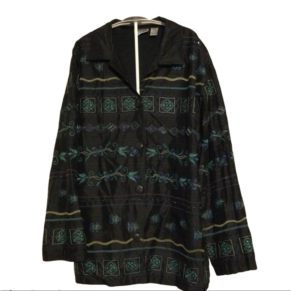 Vintage Chico’s Silk Blazer